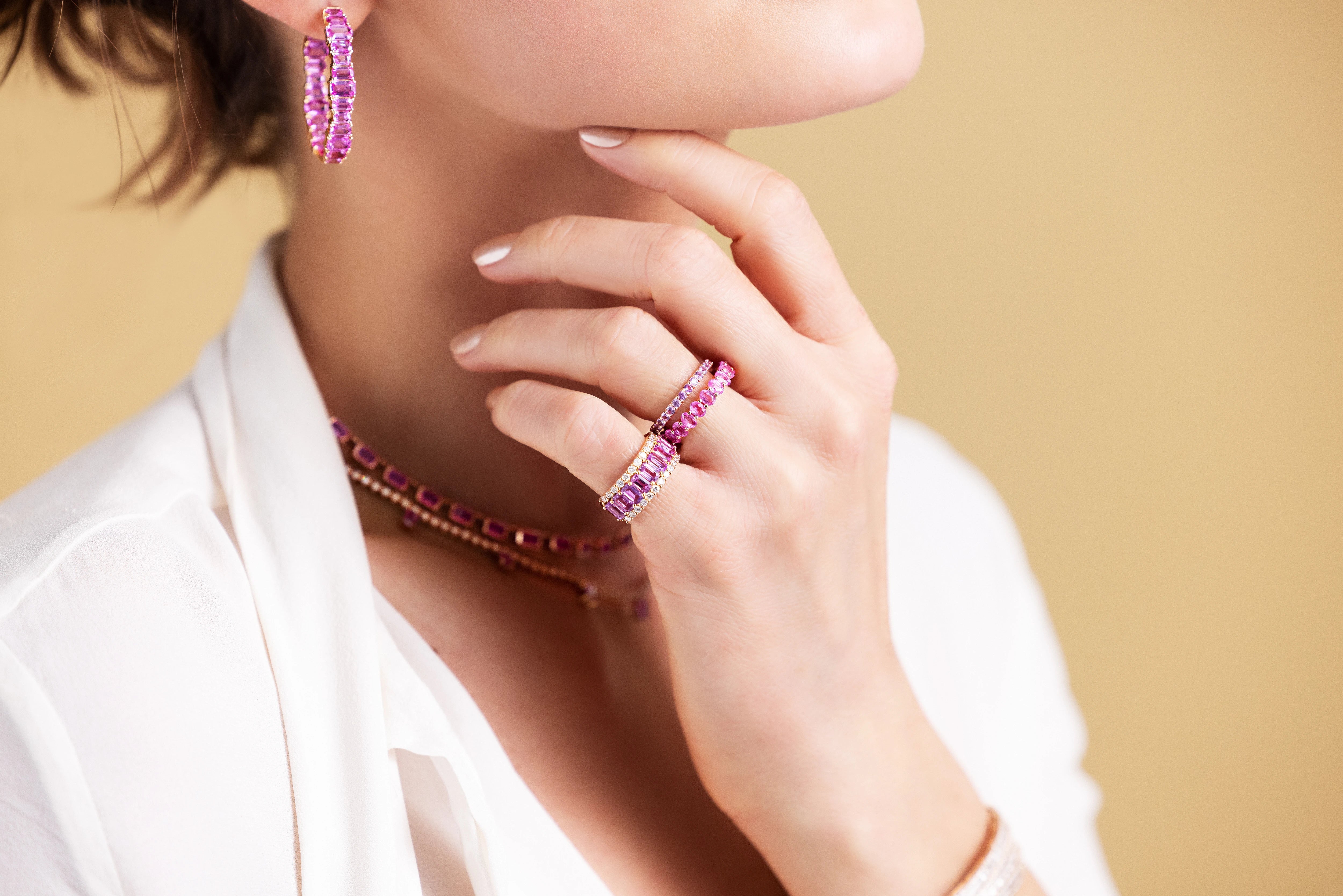 Pink Sapphire Jewelry - Princess Jewelry Shop