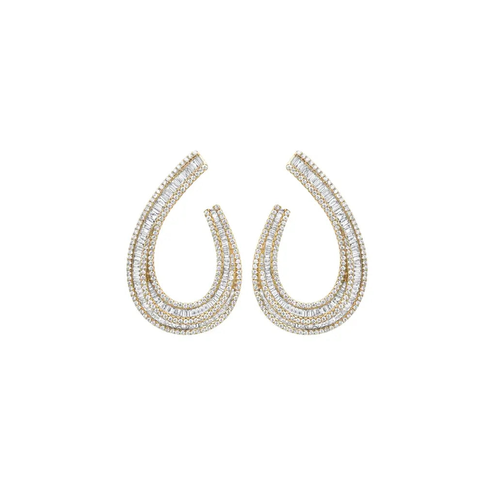 Diamond Garland Earring Princess Jewelry Shop