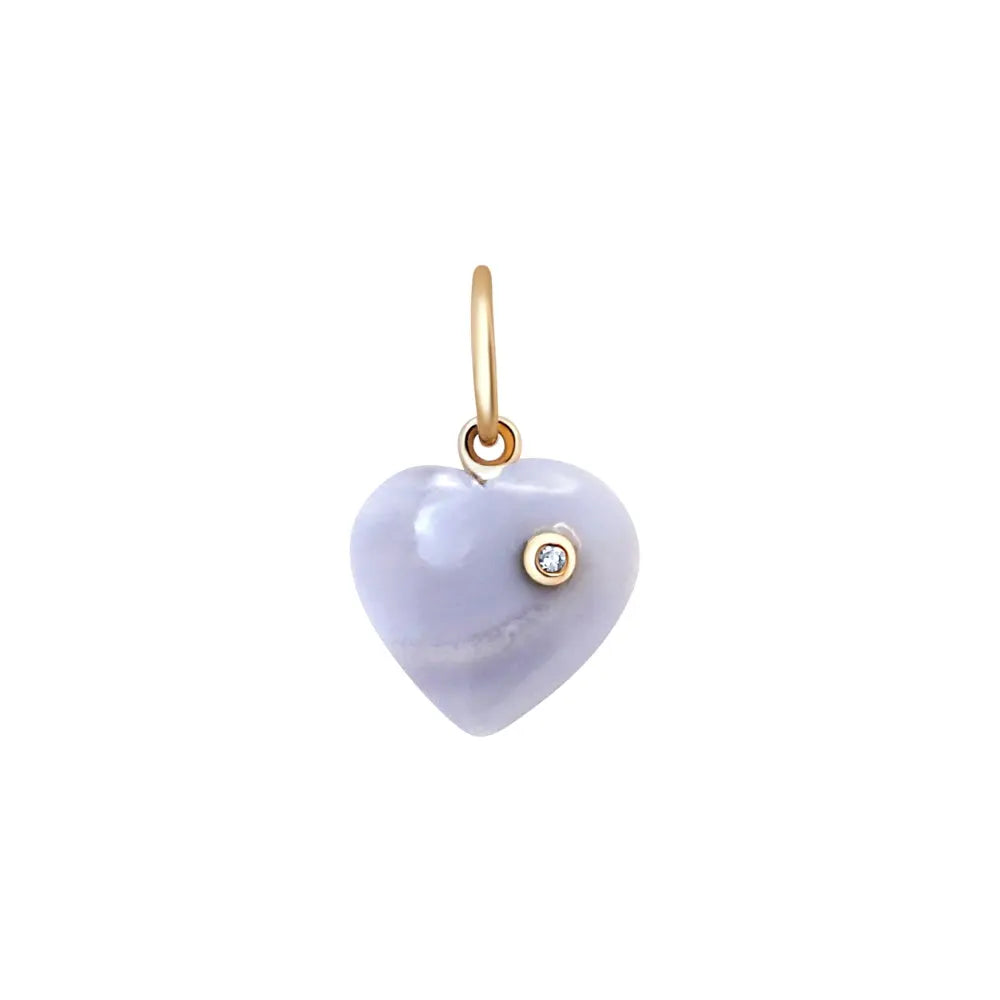 HEART SML PEND 10MM 14KY D0.01 Princess Jewelry Shop