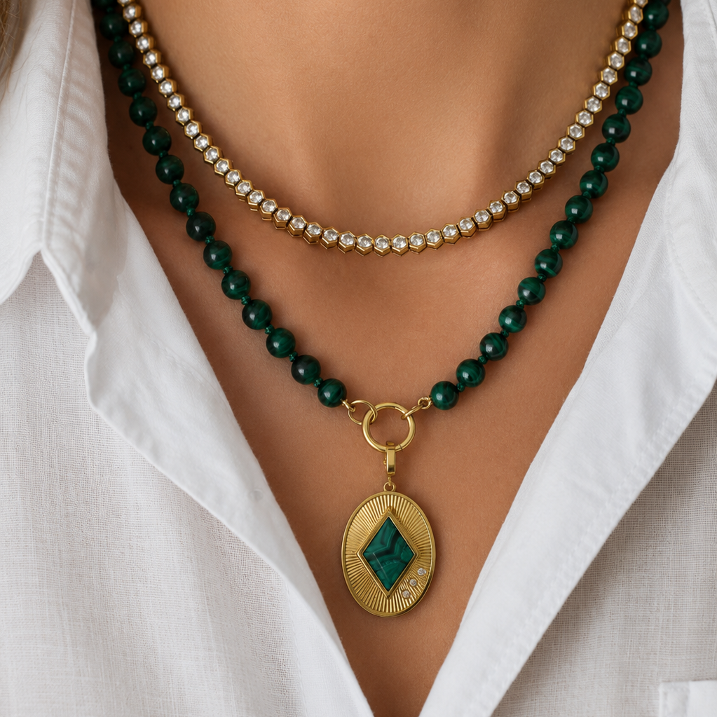 Janice Diamond Tennis Necklace