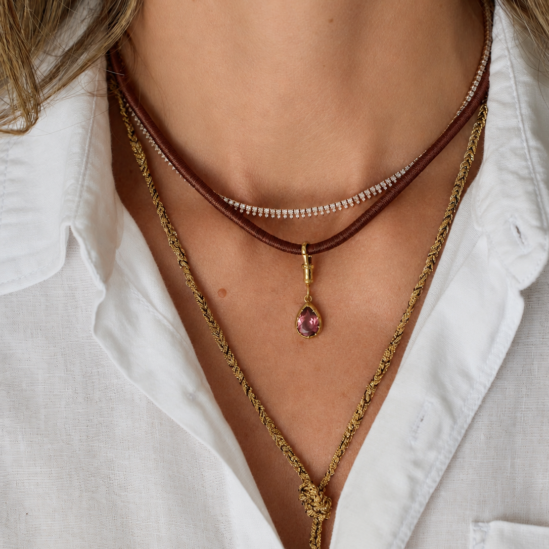 Lorena Diamond Tennis Necklace