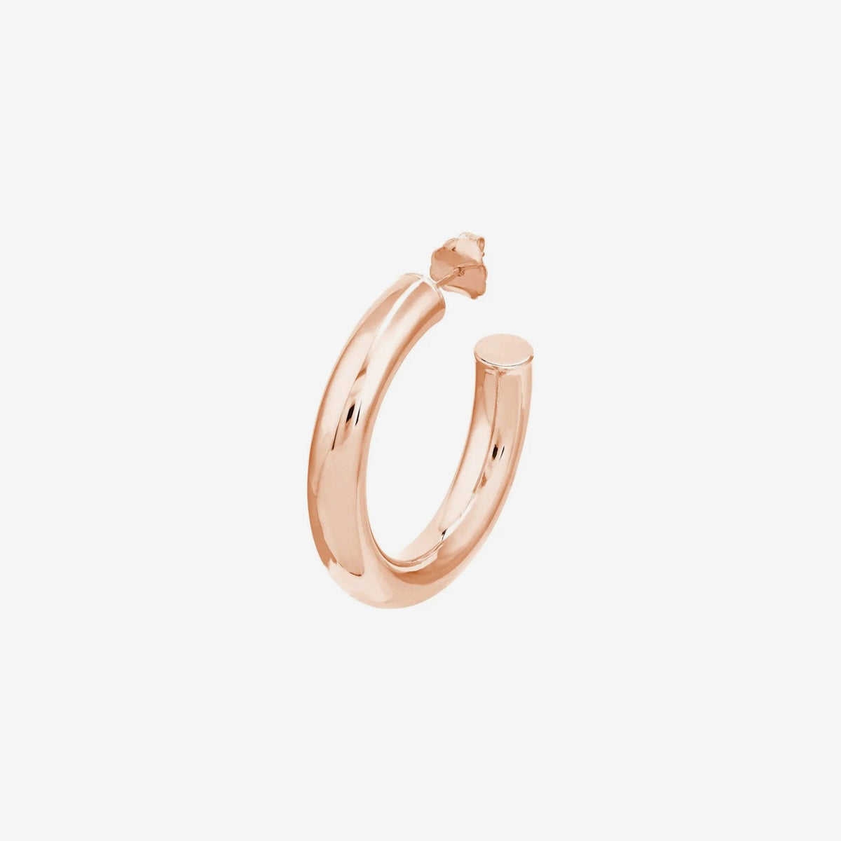 Medium Classic Hoop Earrings, gray background | JJ Jewelry Miami