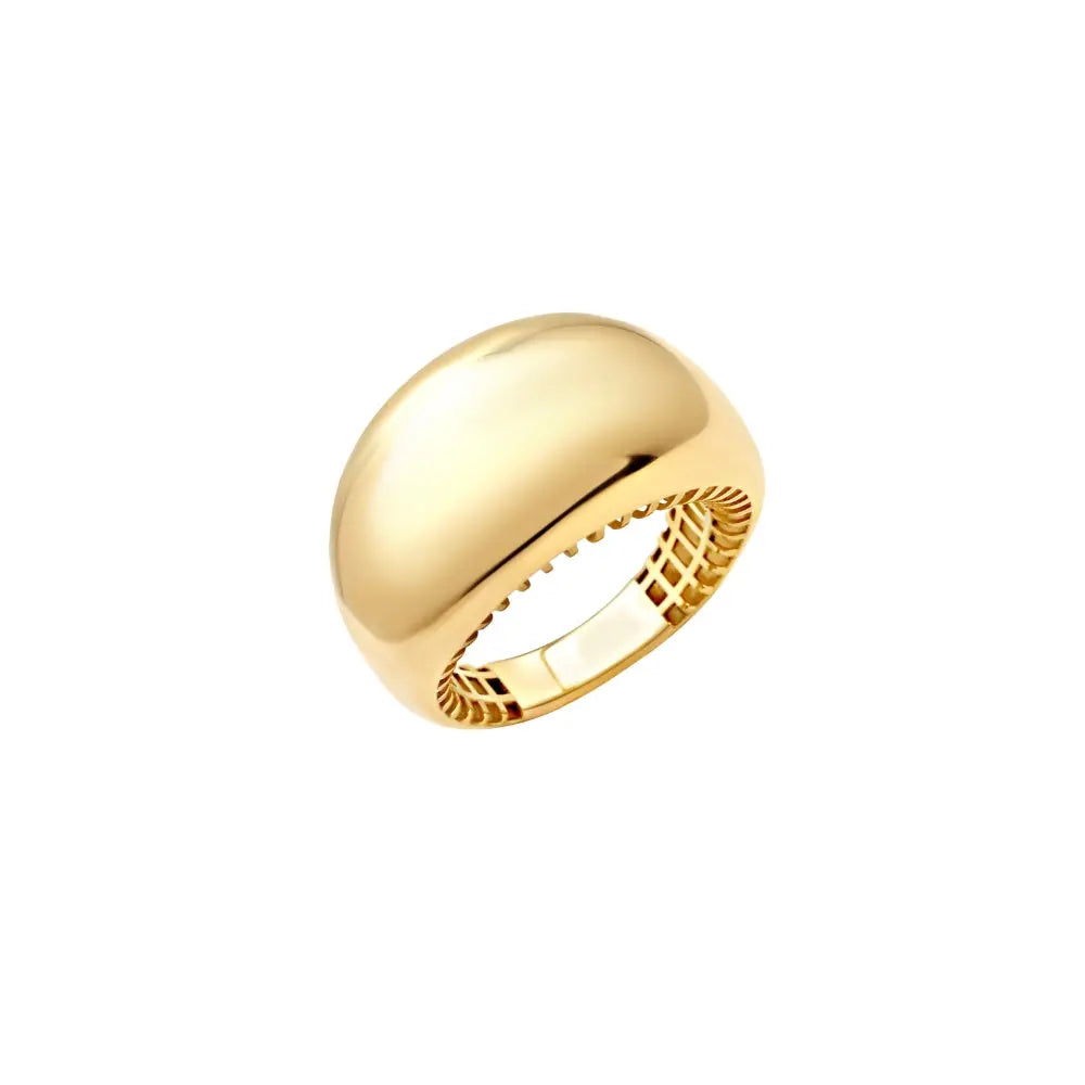 OVAL GOLD RING 4.1G 0.5'THICK 14KY Princess Jewelry Shop