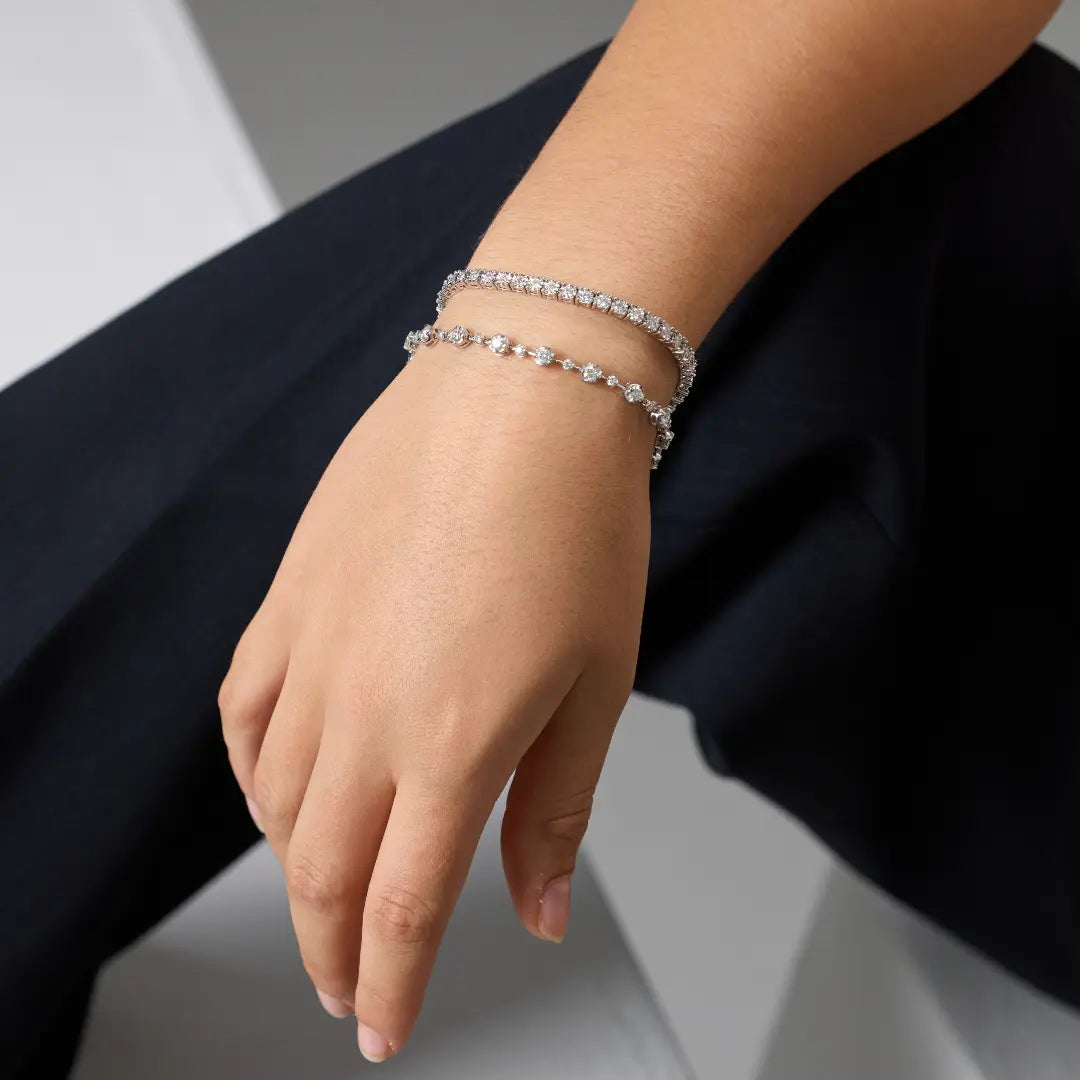 Renata Diamond Tennis Bracelet Princess Jewelry Shop