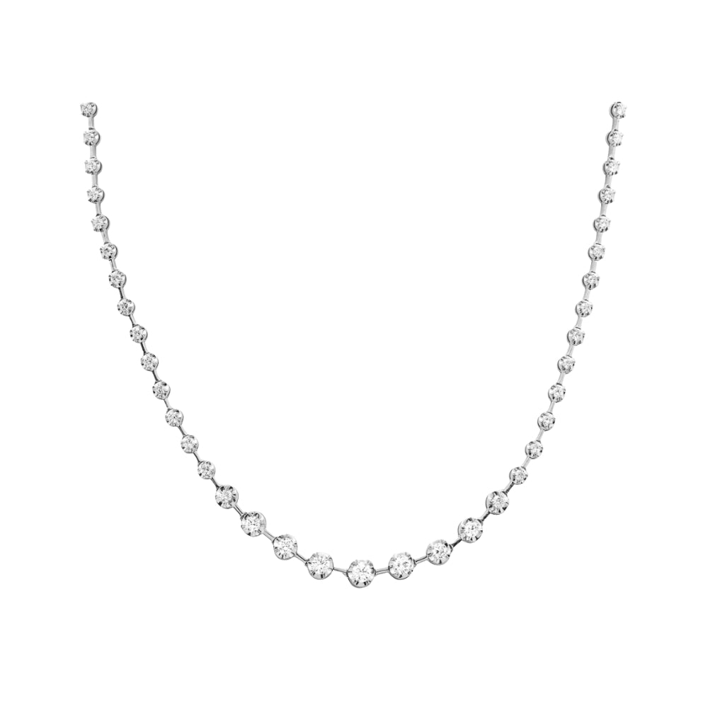Renata Diamond Tennis Necklace Princess Jewelry Shop