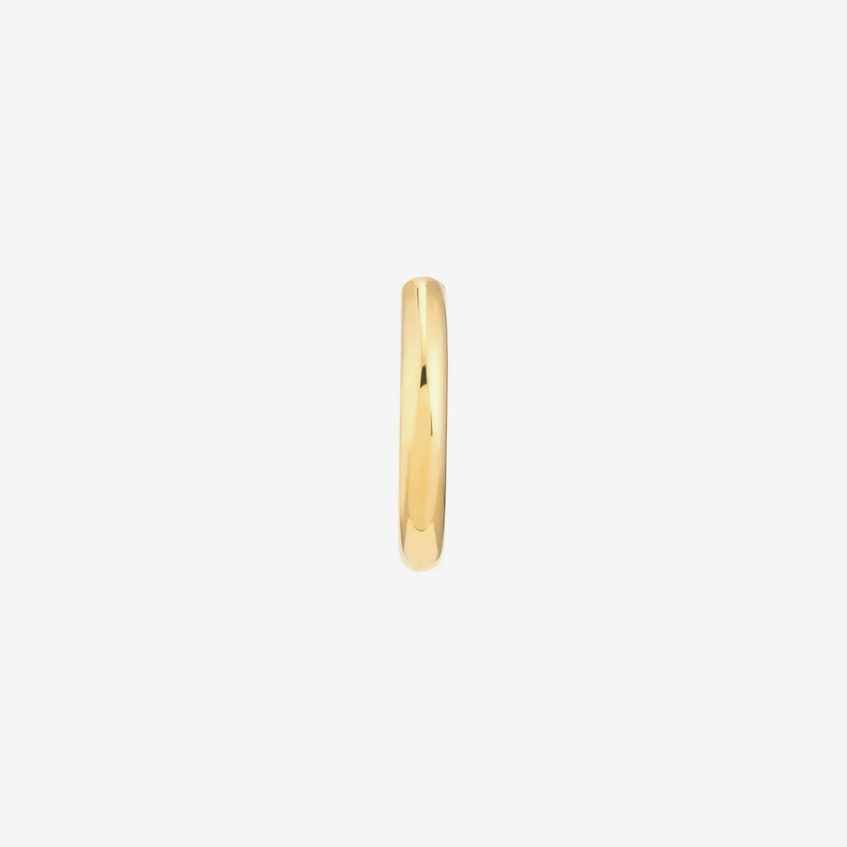 Small Classic Hoop Earrings, view 4, gray background | JJ Jewelry Miami