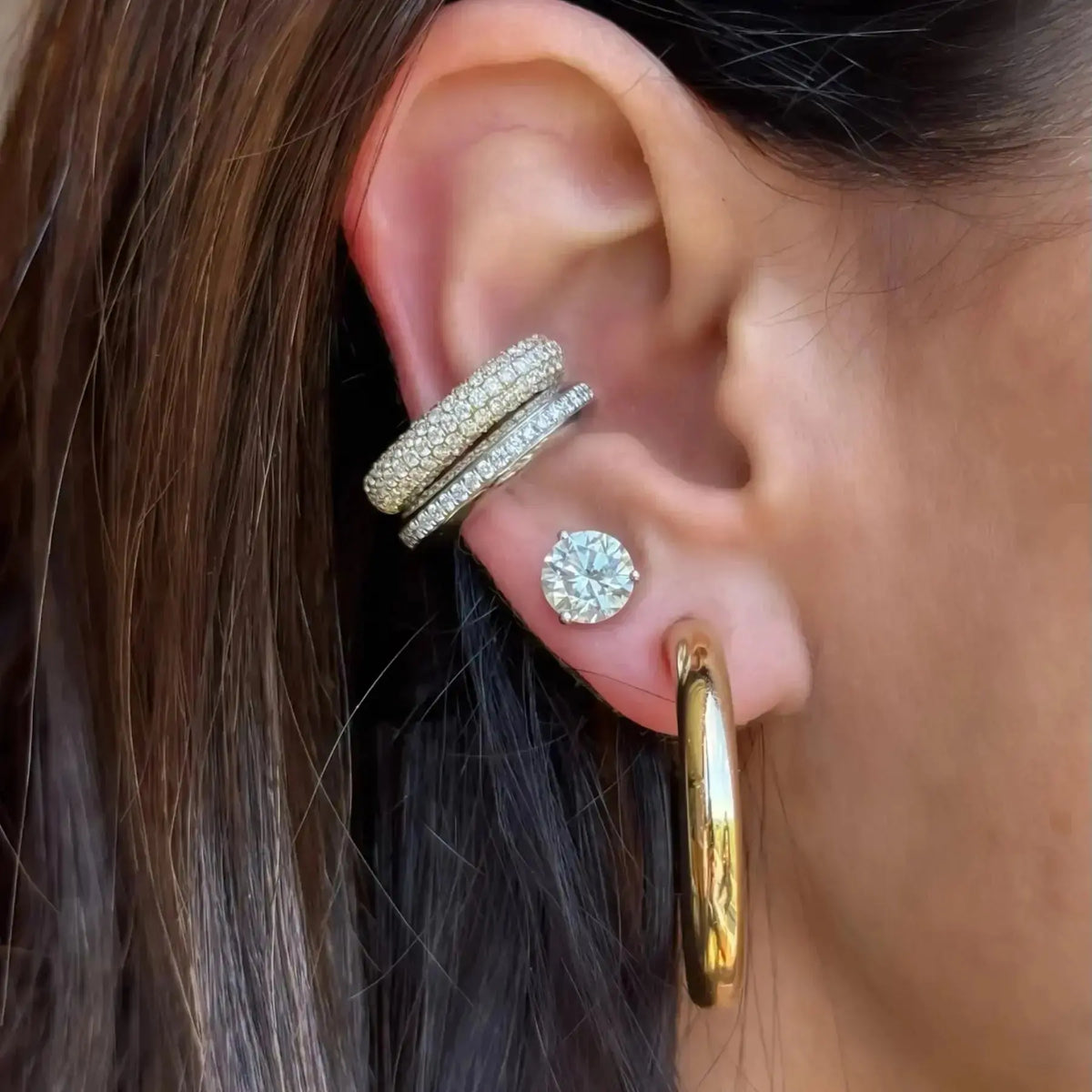 Small Gold Hoop Earrings | JJ Jewelry Miami
