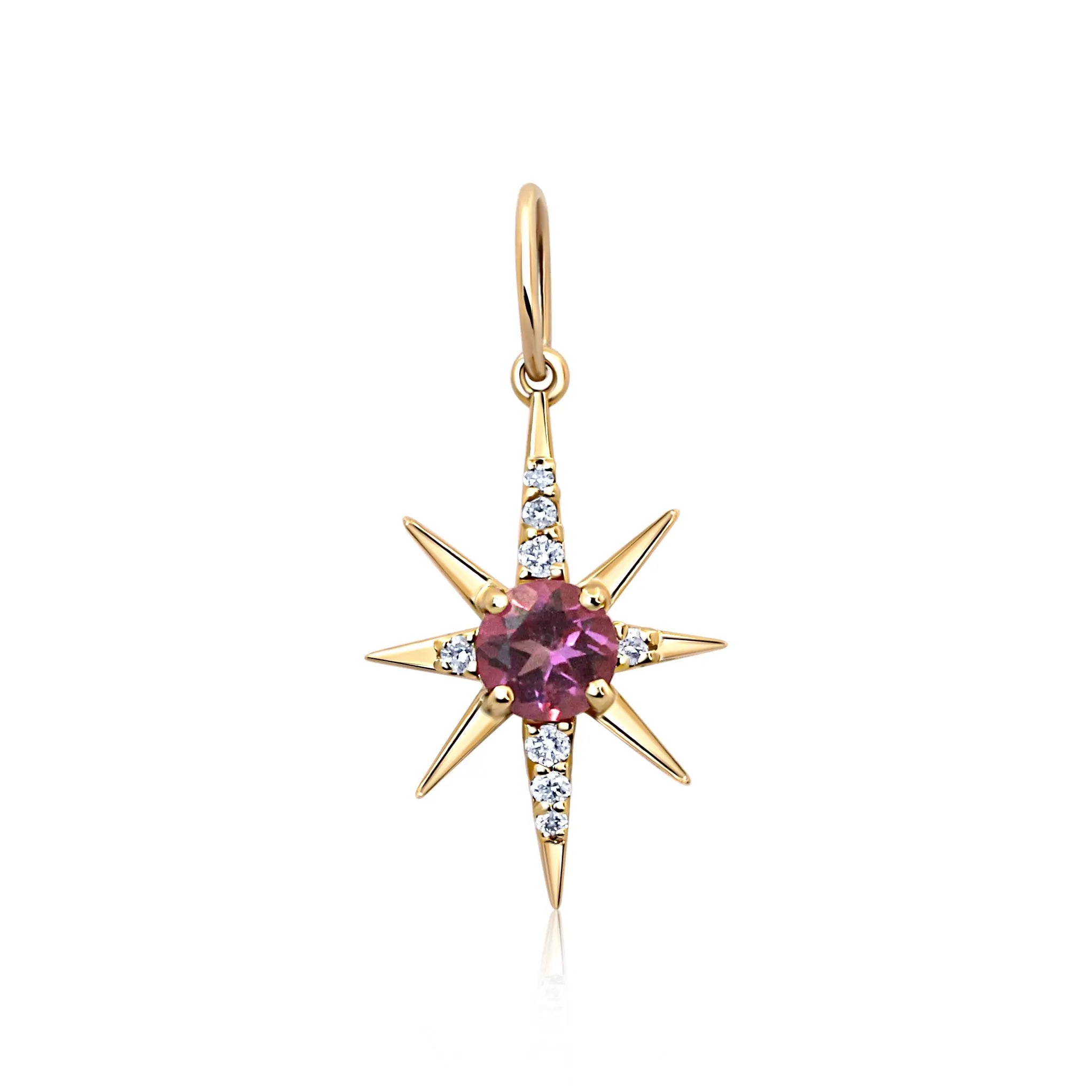 Small Star Gemstone Pendant Princess Jewelry Shop