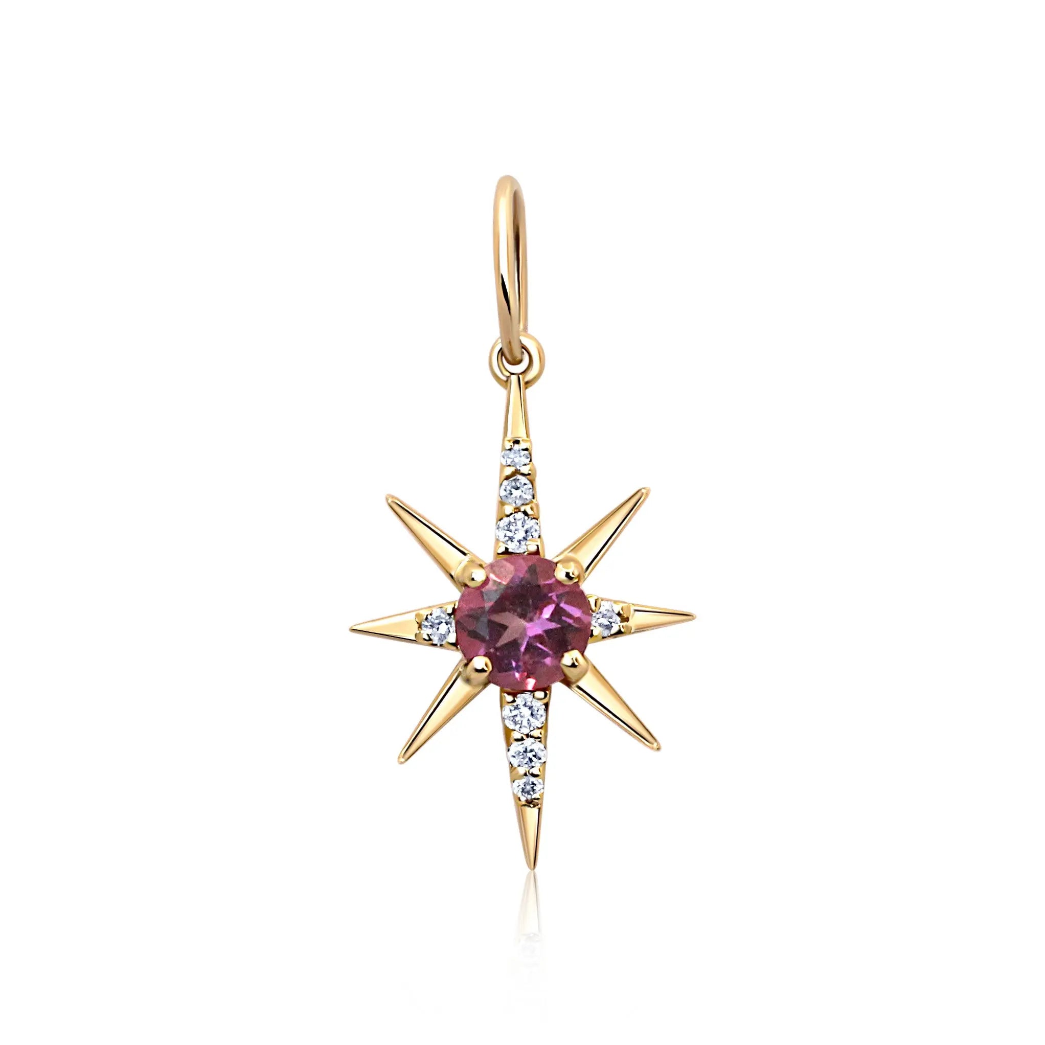 Small Star Gemstone Pendant Princess Jewelry Shop