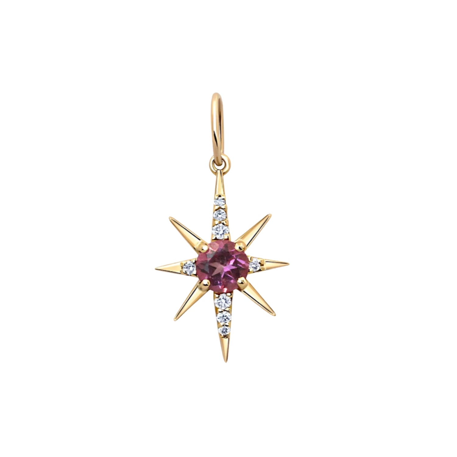 Small Star Gemstone Pendant