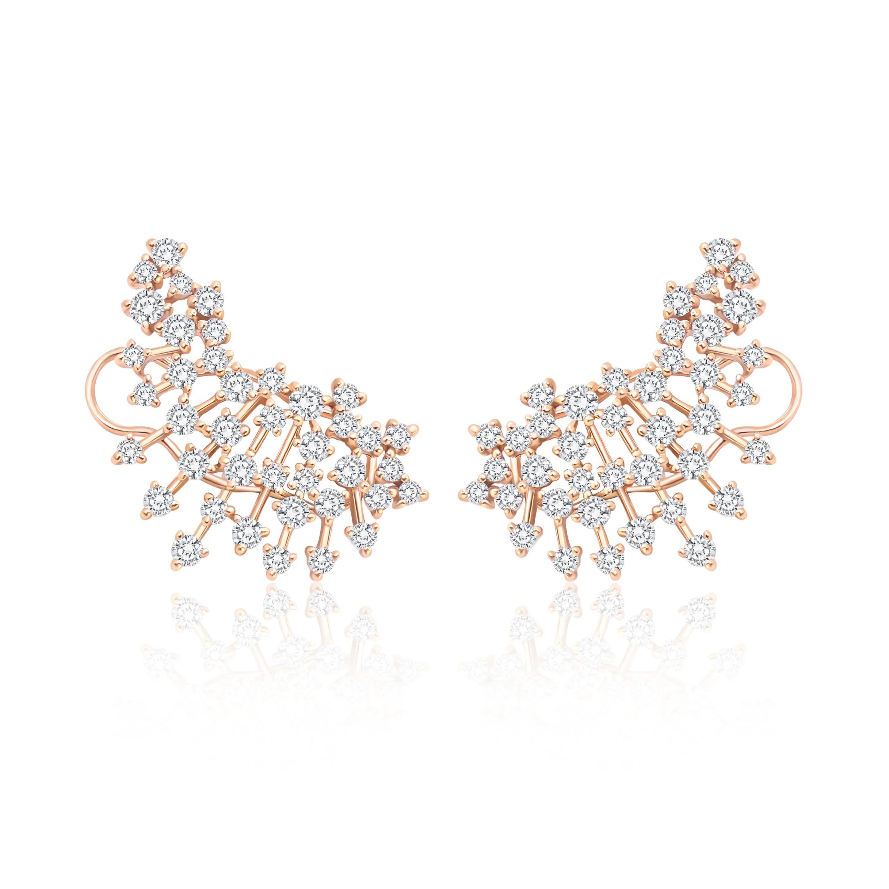 Sparkle Diamond Ear Crawlers Princess Jewelry Shop