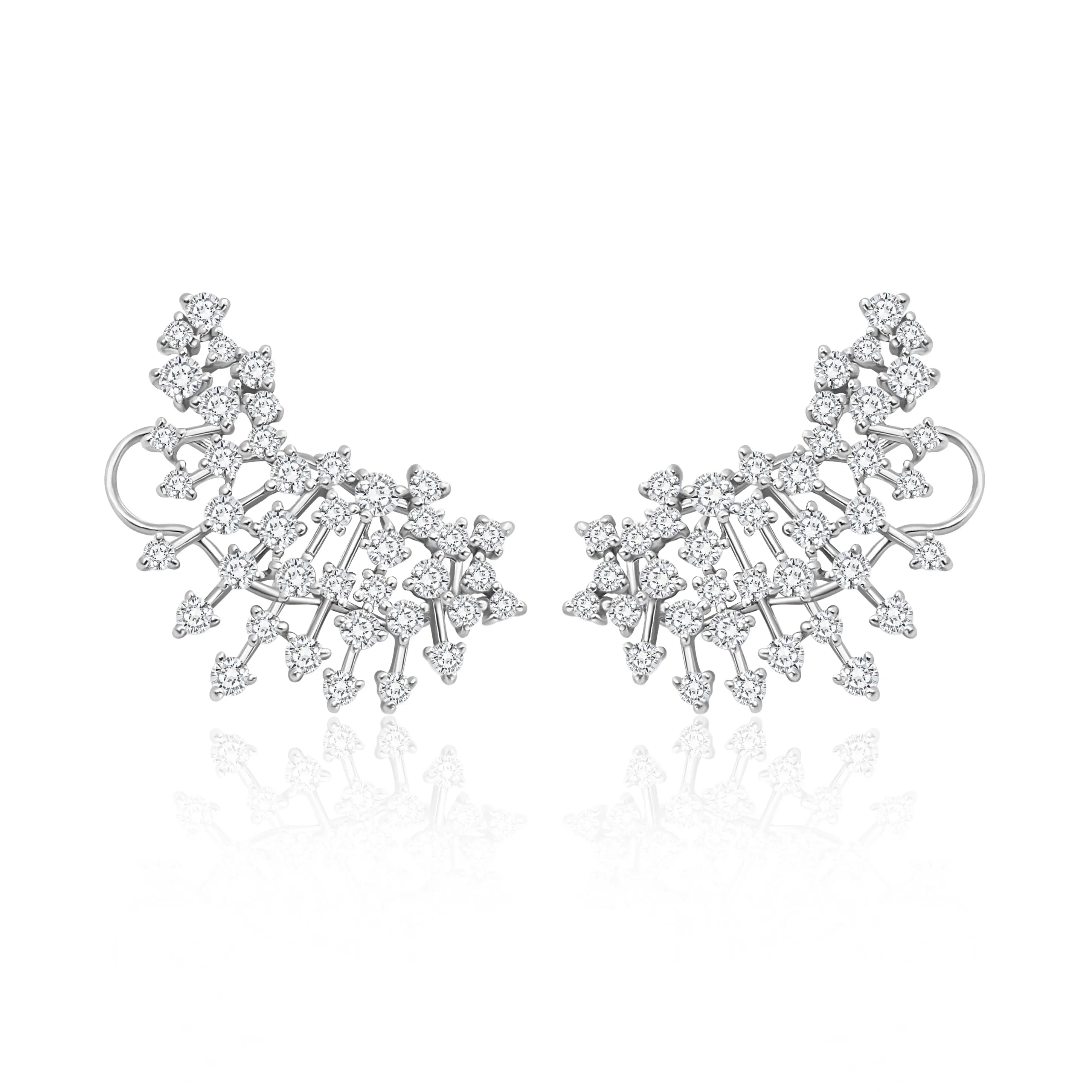 Sparkle Diamond Ear Crawlers Princess Jewelry Shop