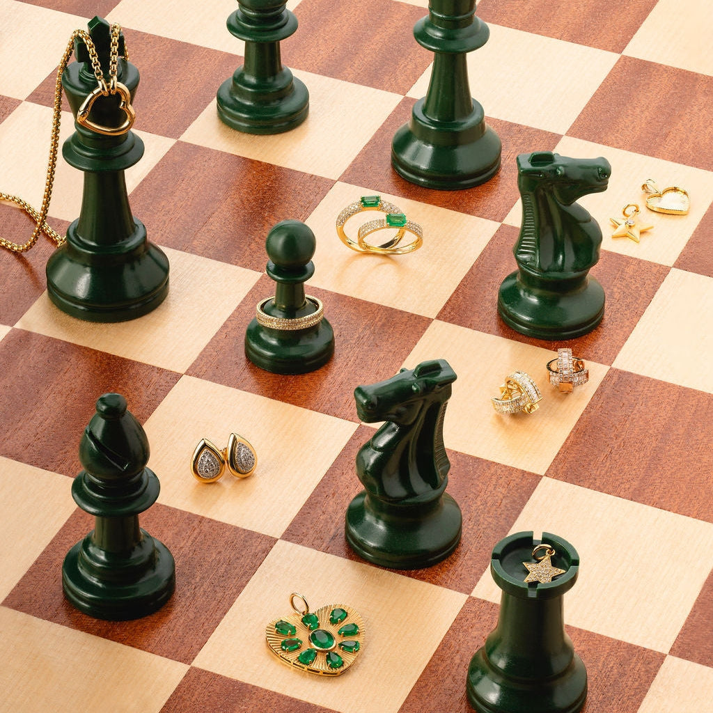 Star Diamond Pendant in 14K Yellow Gold