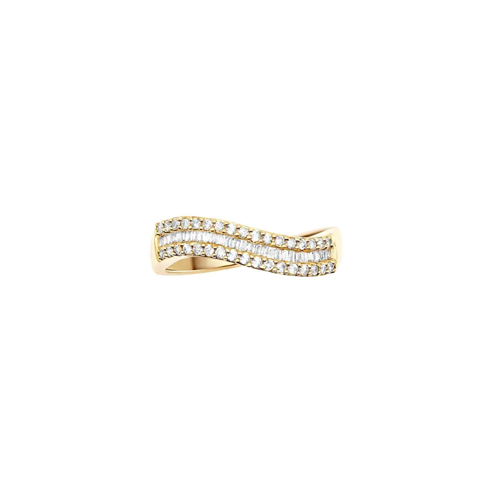 Wave Diamond Ring Princess Jewelry Shop