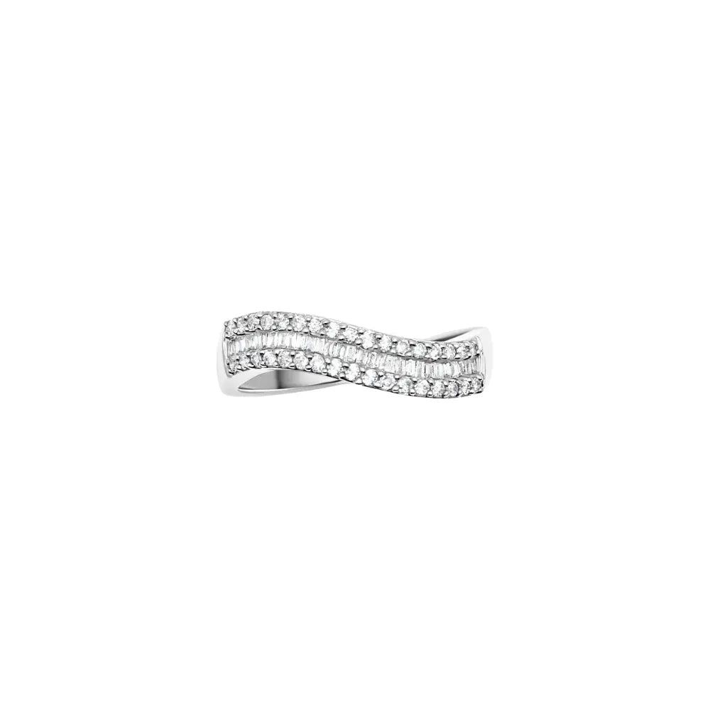 Wave Diamond Ring Princess Jewelry Shop