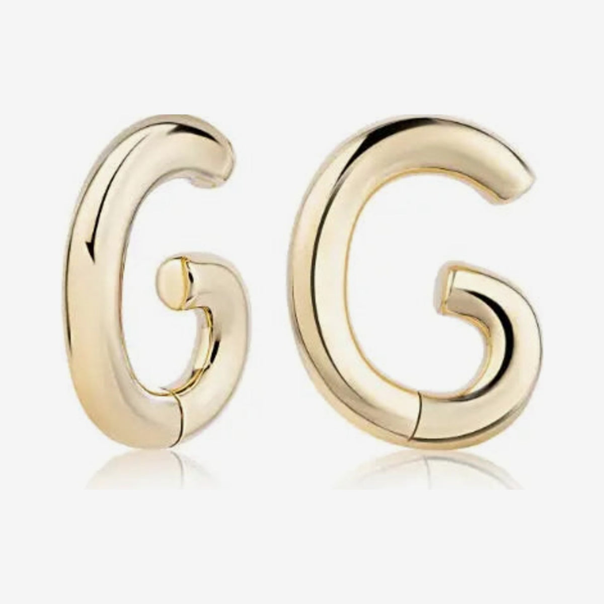 Polished Ear Cuff, view 2, gray background | JJ Jewelry Miami