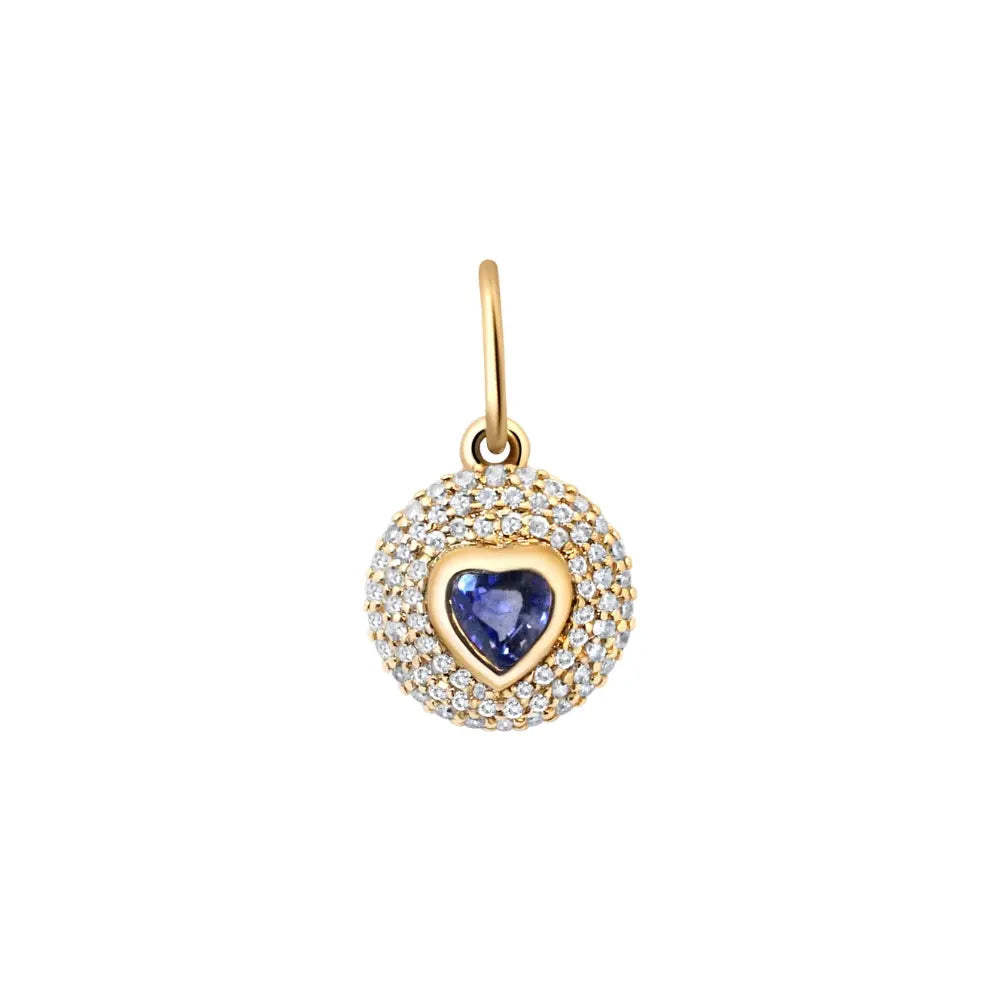   (ADD) PAVET DIA PEND 8MM 14KY D0.25 Princess Jewelry Shop