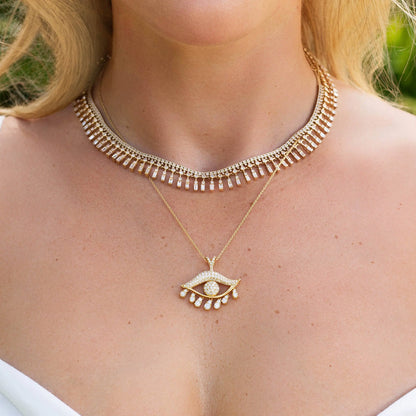 Brianna Diamond Necklace Princess Jewelry Shop