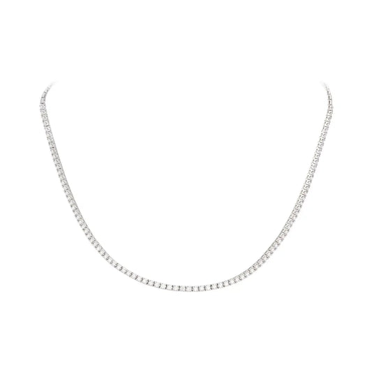 Carol Diamond Tennis Necklace Princess Jewelry Shop