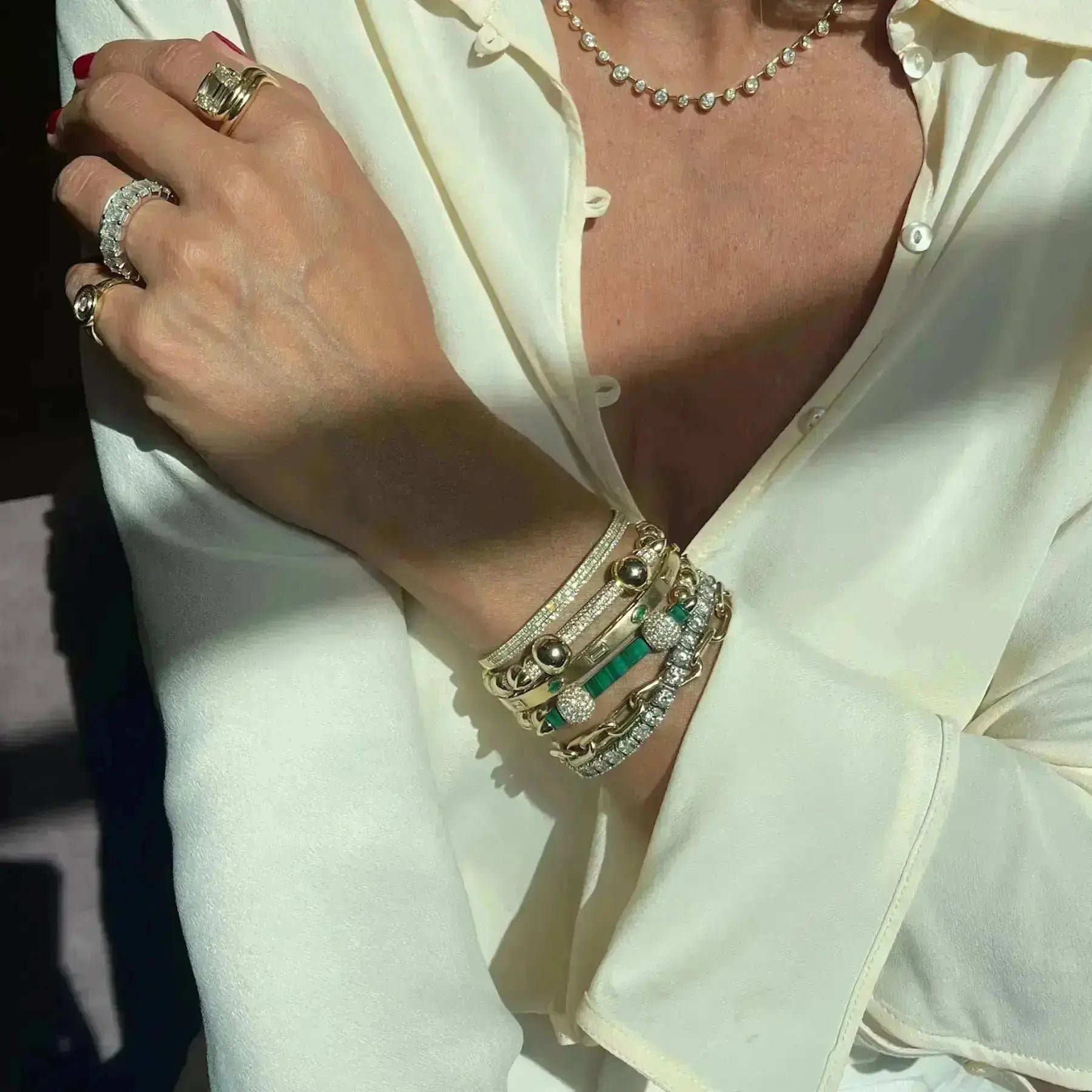   Classic Emerald Cut Eternity Ring Princess Jewelry Shop