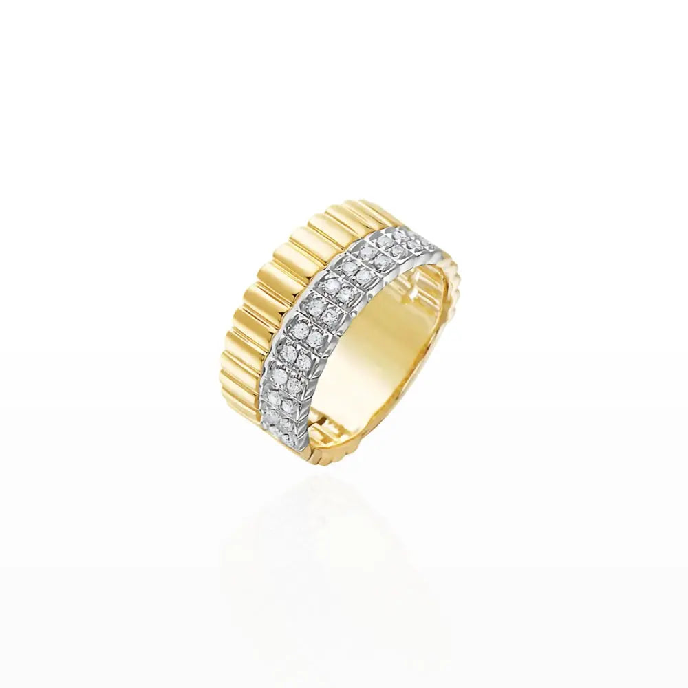 Radiance Double-Line Diamond Band - Princess Jewelry Shop