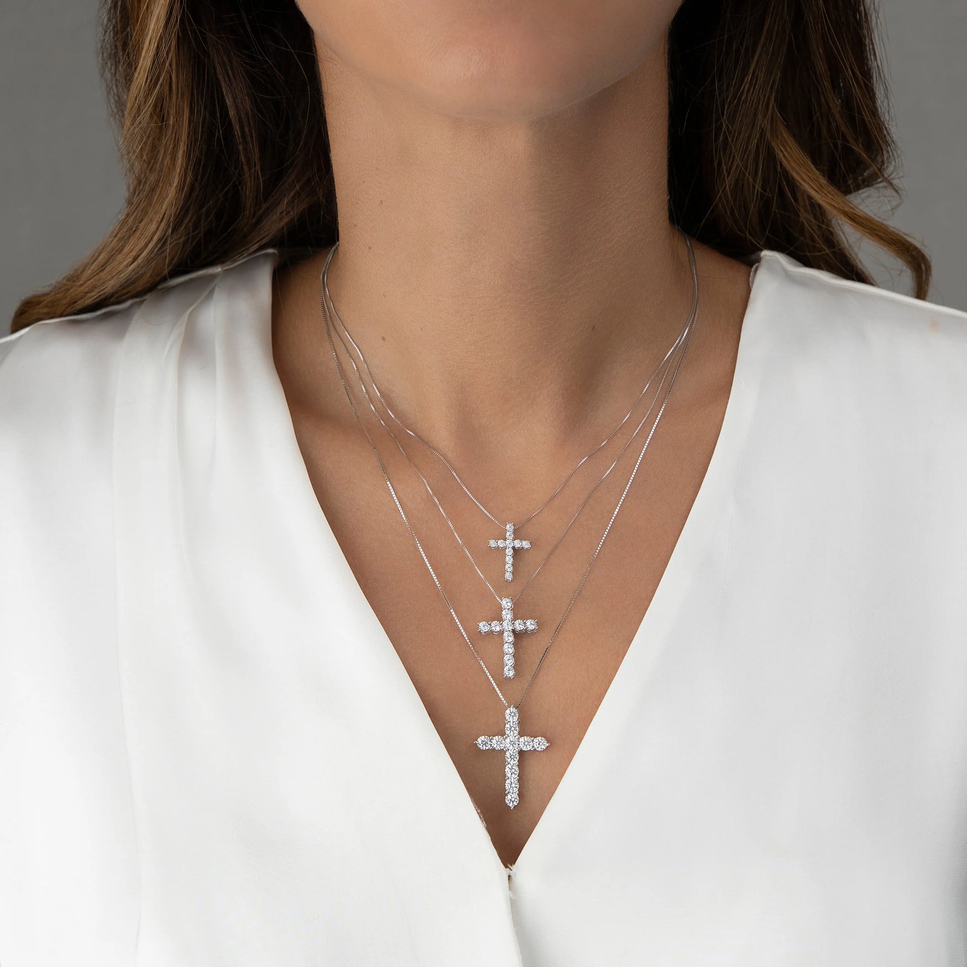 Diamond Cross Pendant Princess Jewelry Shop