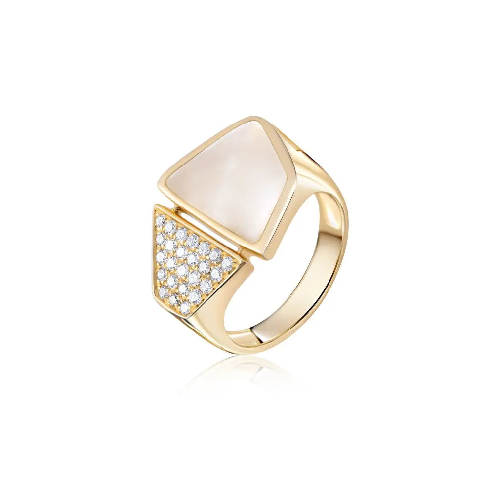 Diamond Geometric Ring-Princess Jewelry Shop