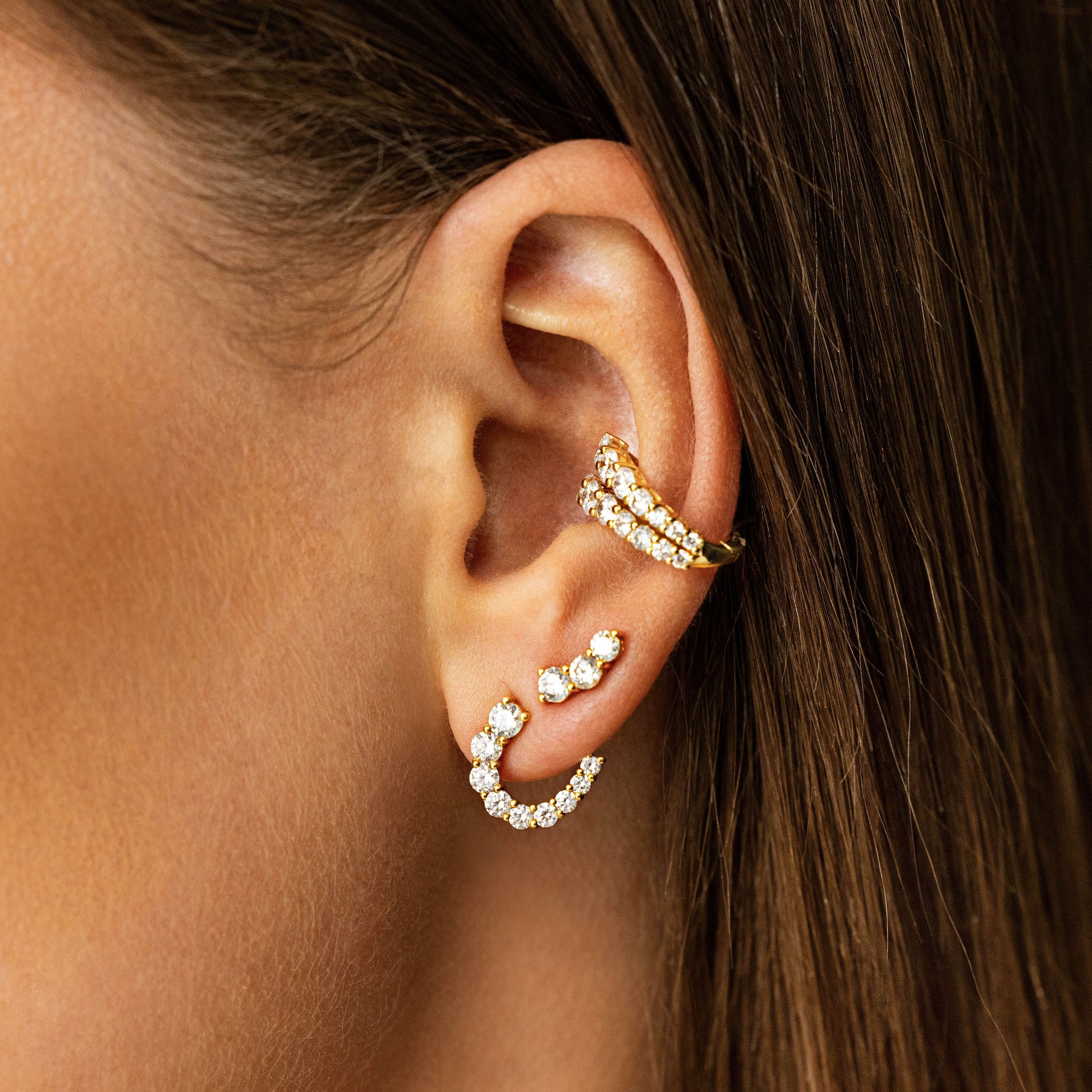 Diamonds Ear Cuff Princess Jewelry Shop