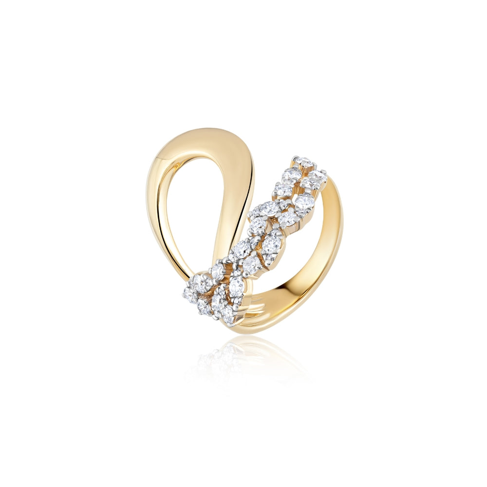 Divine Diamond Infinity Ring