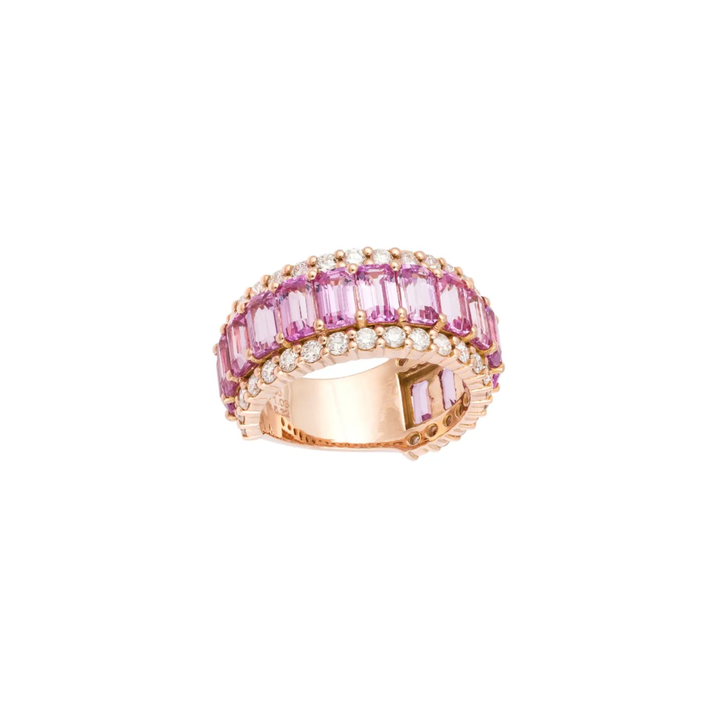 Emerald Set Eternity Ring Princess Jewelry Shop