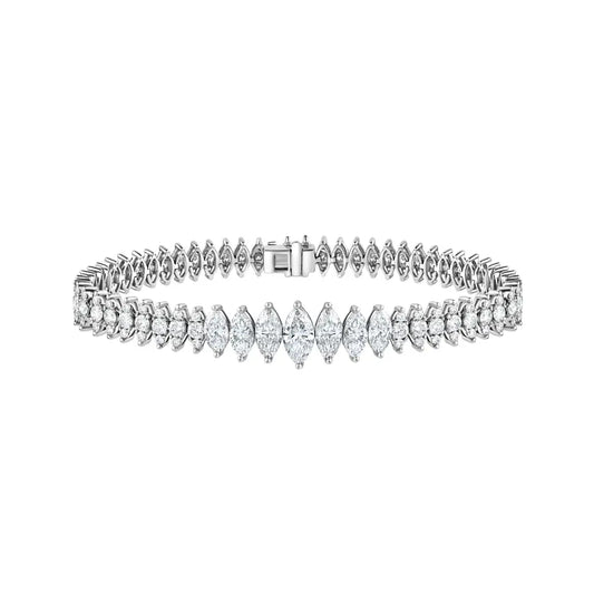 Eternity Marquise Diamond Tennis Bracelet Princess Jewelry Shop
