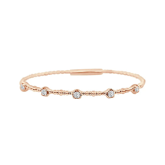 Diamond Dot Flexible Bangle Princess Jewelry Shop