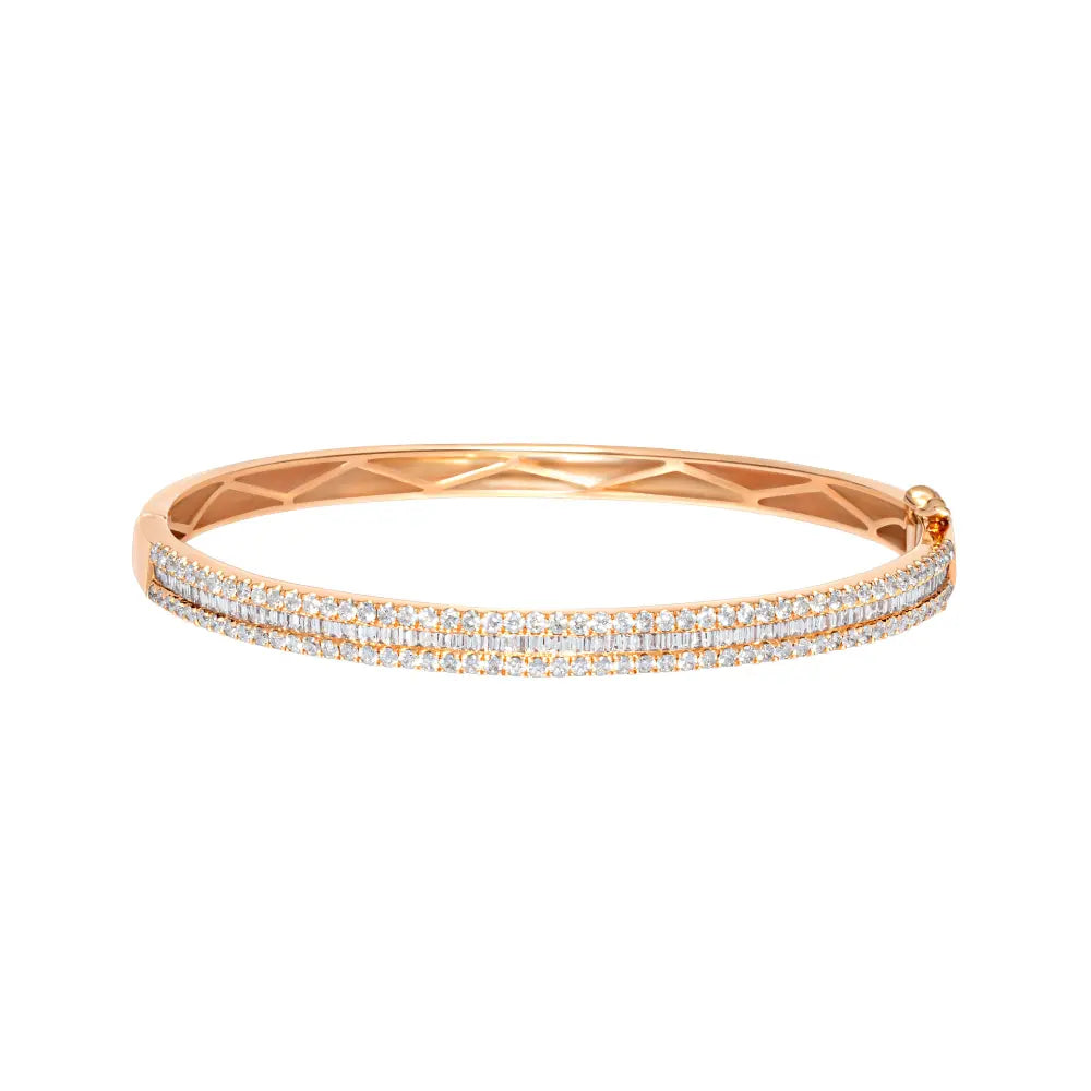 Double Row Diamond Bangle Princess Jewelry Shop