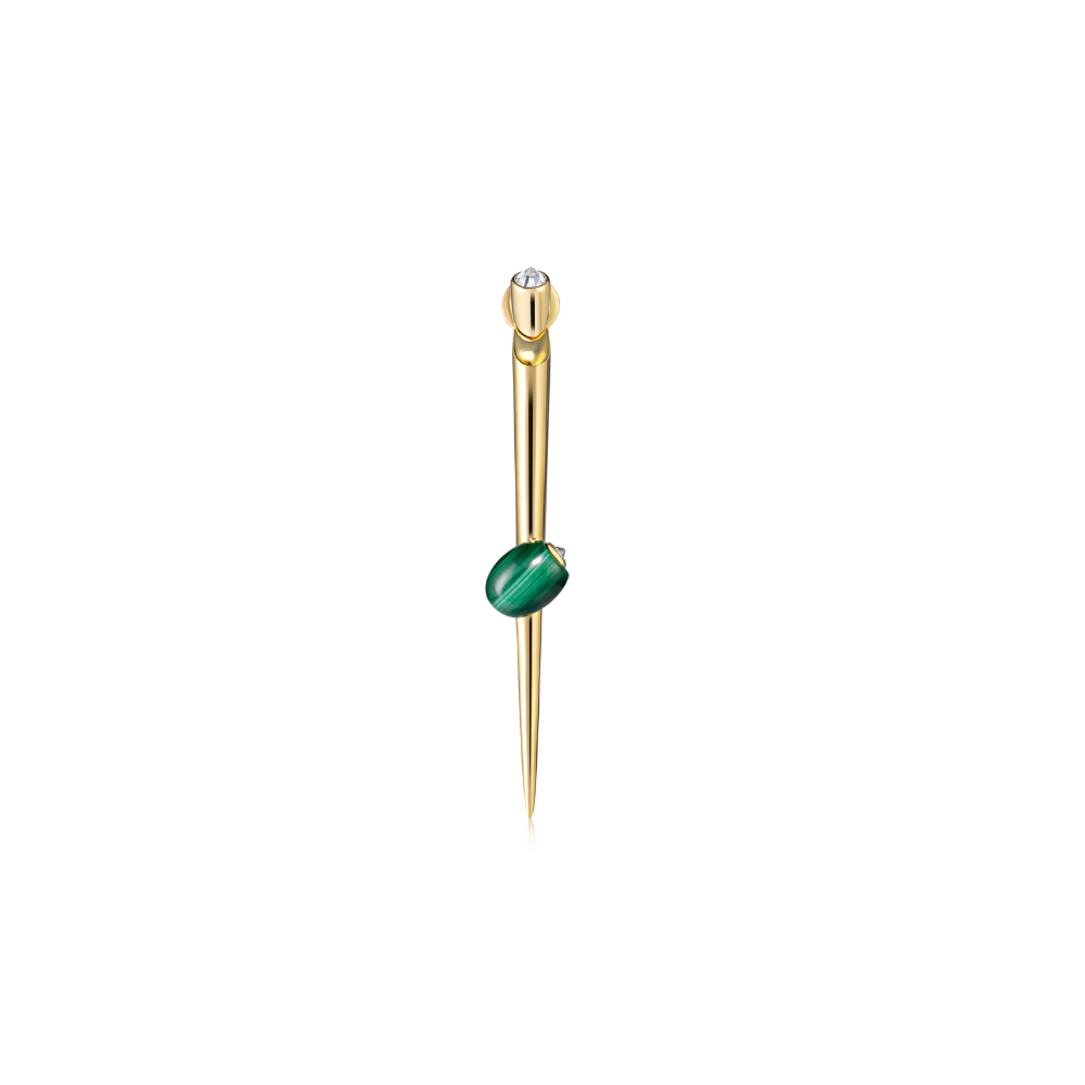 Malachite Martini Spike Earring