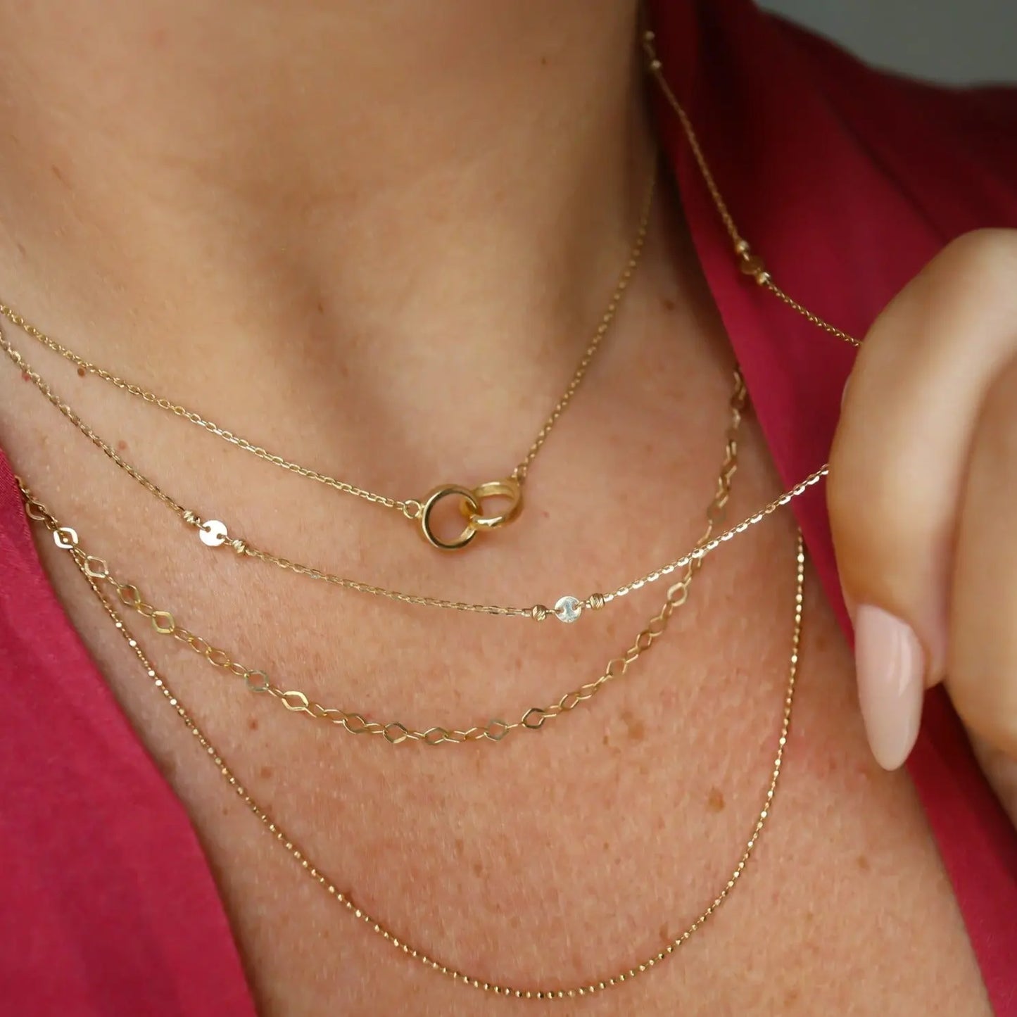 Interlock Circles Necklace Princess Jewelry Shop