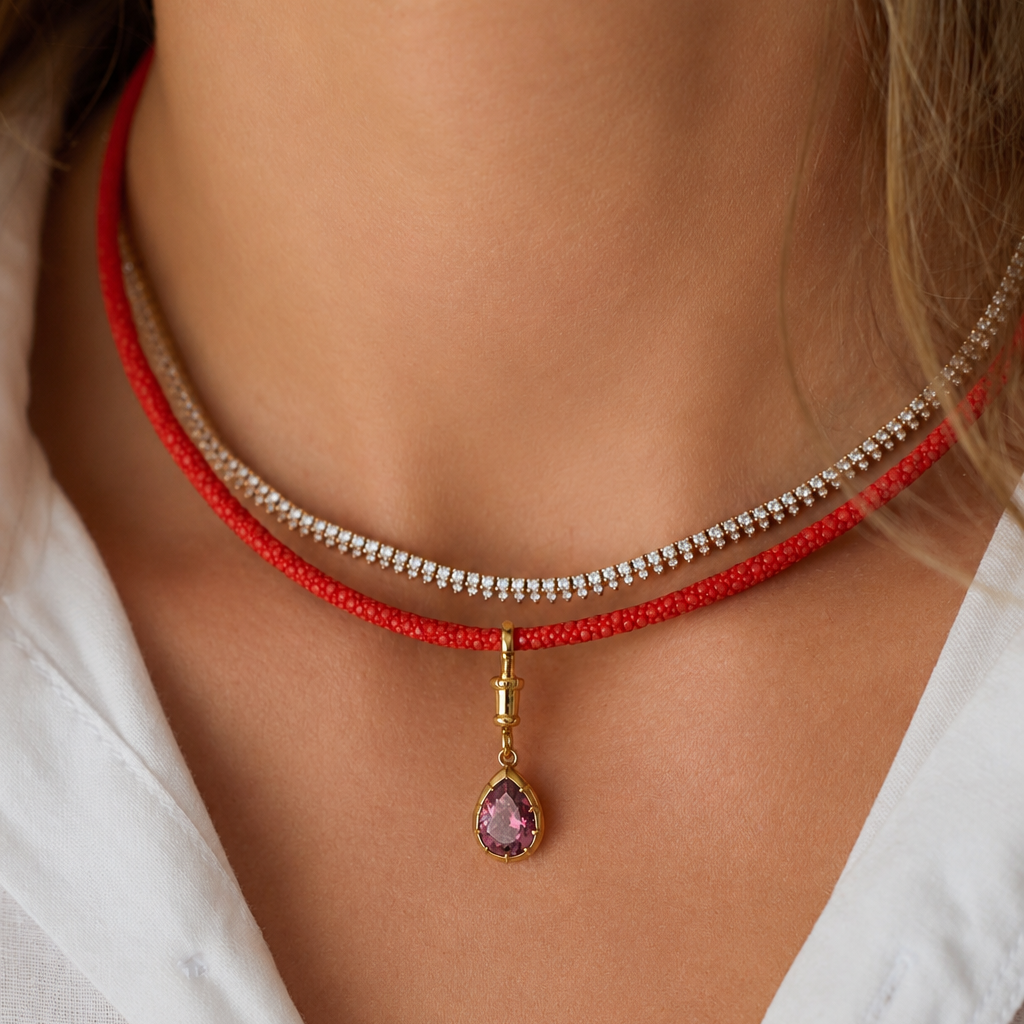 Lorena Diamond Tennis Necklace