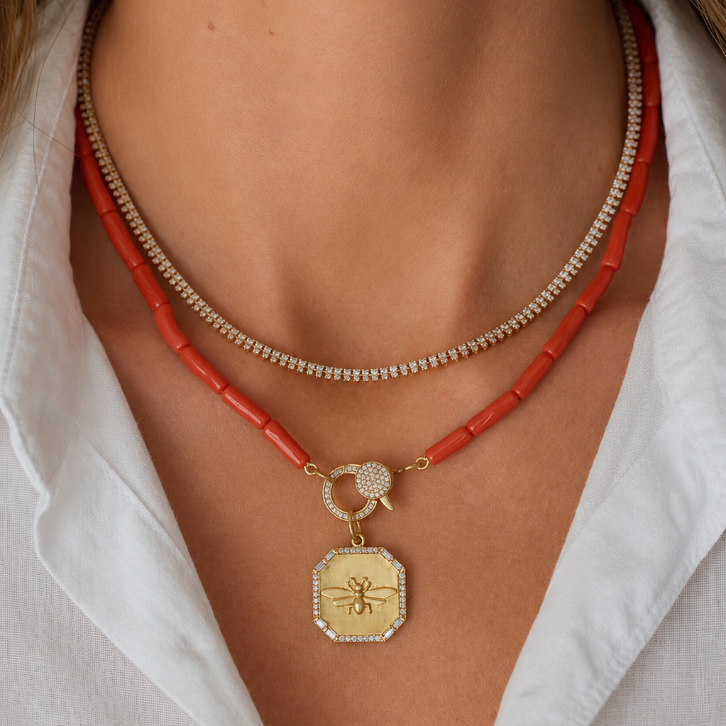 Lorena Diamond Tennis Necklace