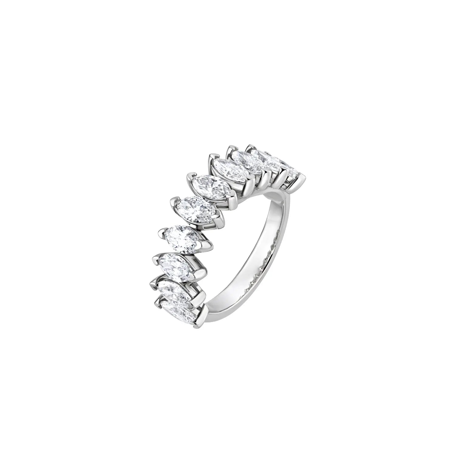 Marquise Diamond Half Eternity Band Princess Jewelry Shop