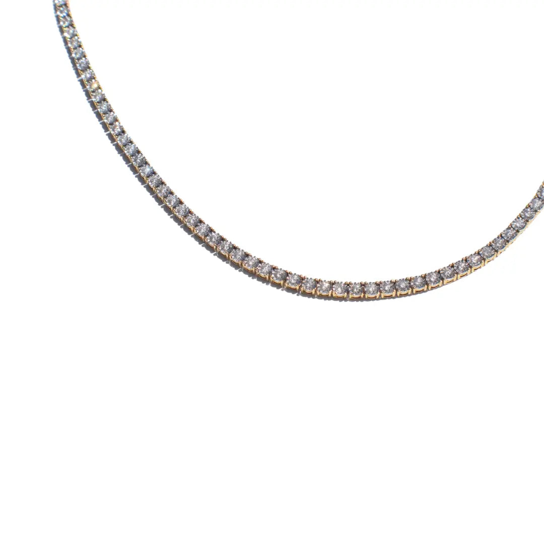 Melina Diamond Tennis Necklace Princess Jewelry Shop