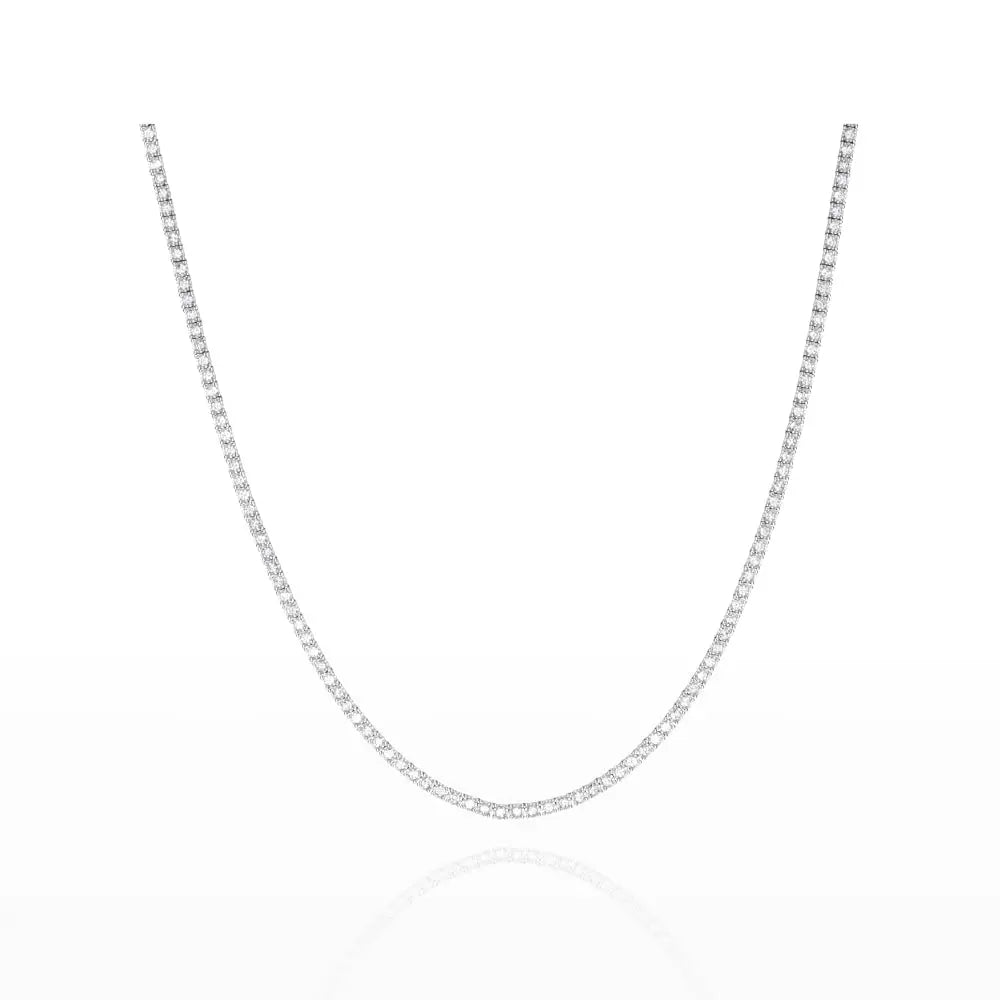 Melina Diamond Tennis Necklace-Princess Jewelry Shop