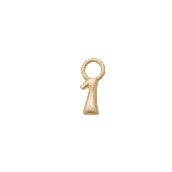 Mini Diamond Number Charm by Alessa Rocks | JJ Jewelry