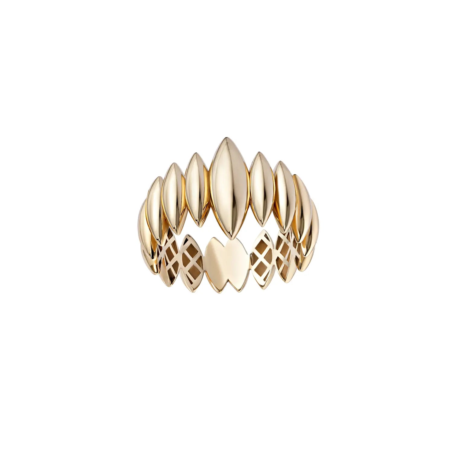 Multi Marquise Golden Ring-Princess Jewelry Shop