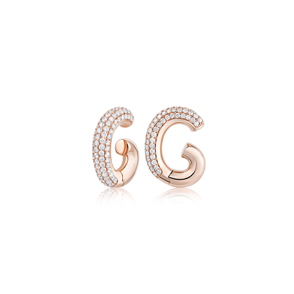 Pave Diamond Ear Cuffs