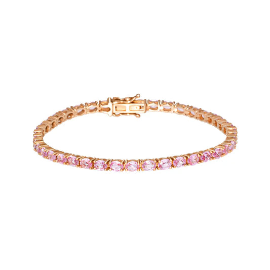 Pink Sapphire Bracelet Princess Jewelry Shop