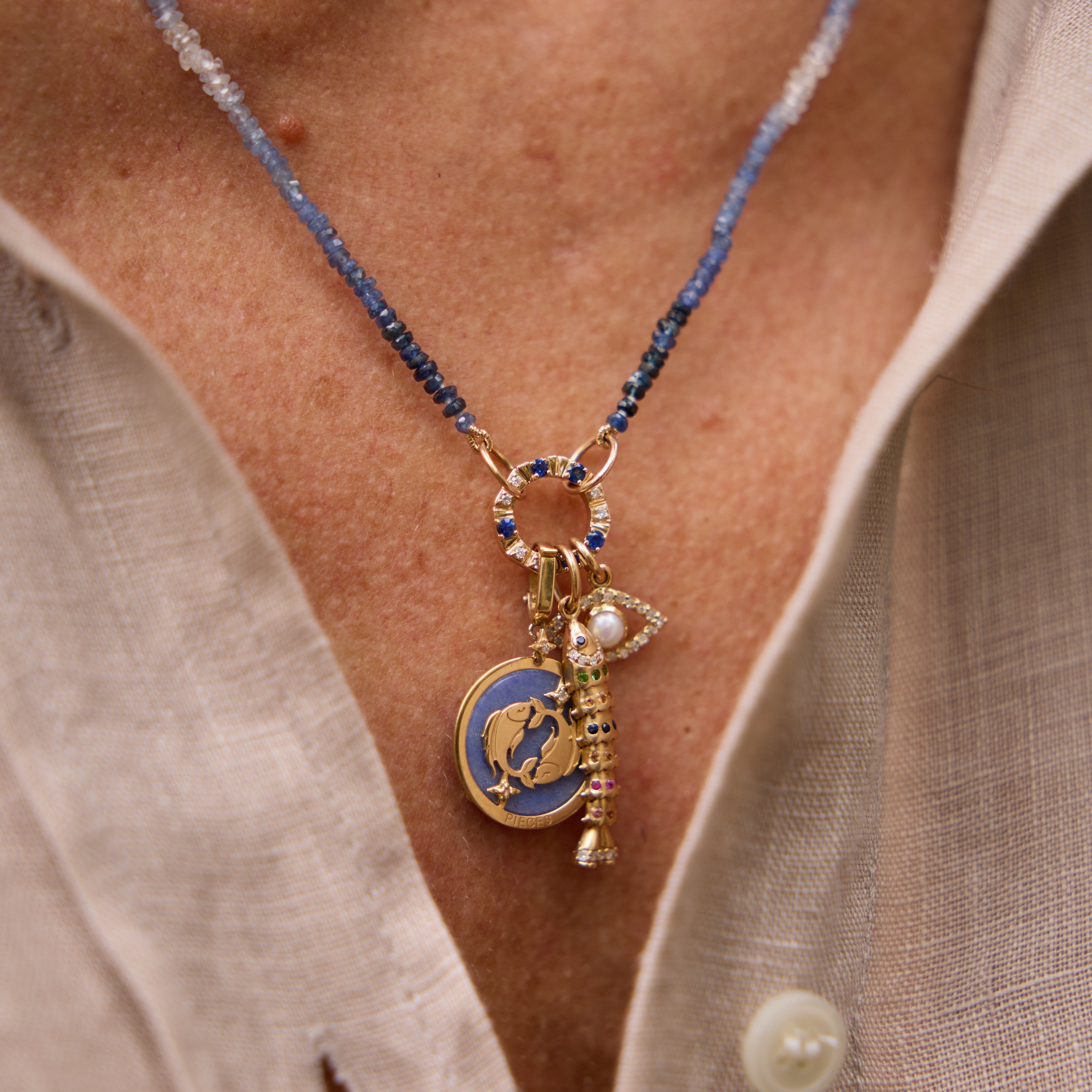 Pisces Zodiac Pendant