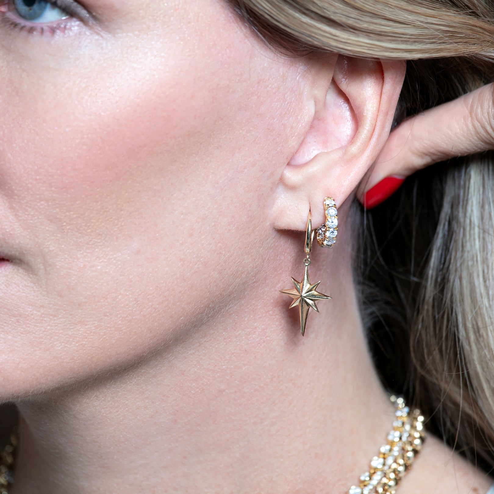 North Star Gold Earrings