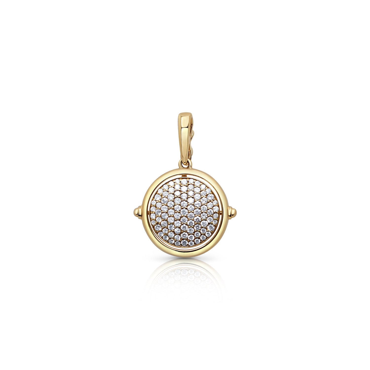 Disco Ball Diamond Pendant