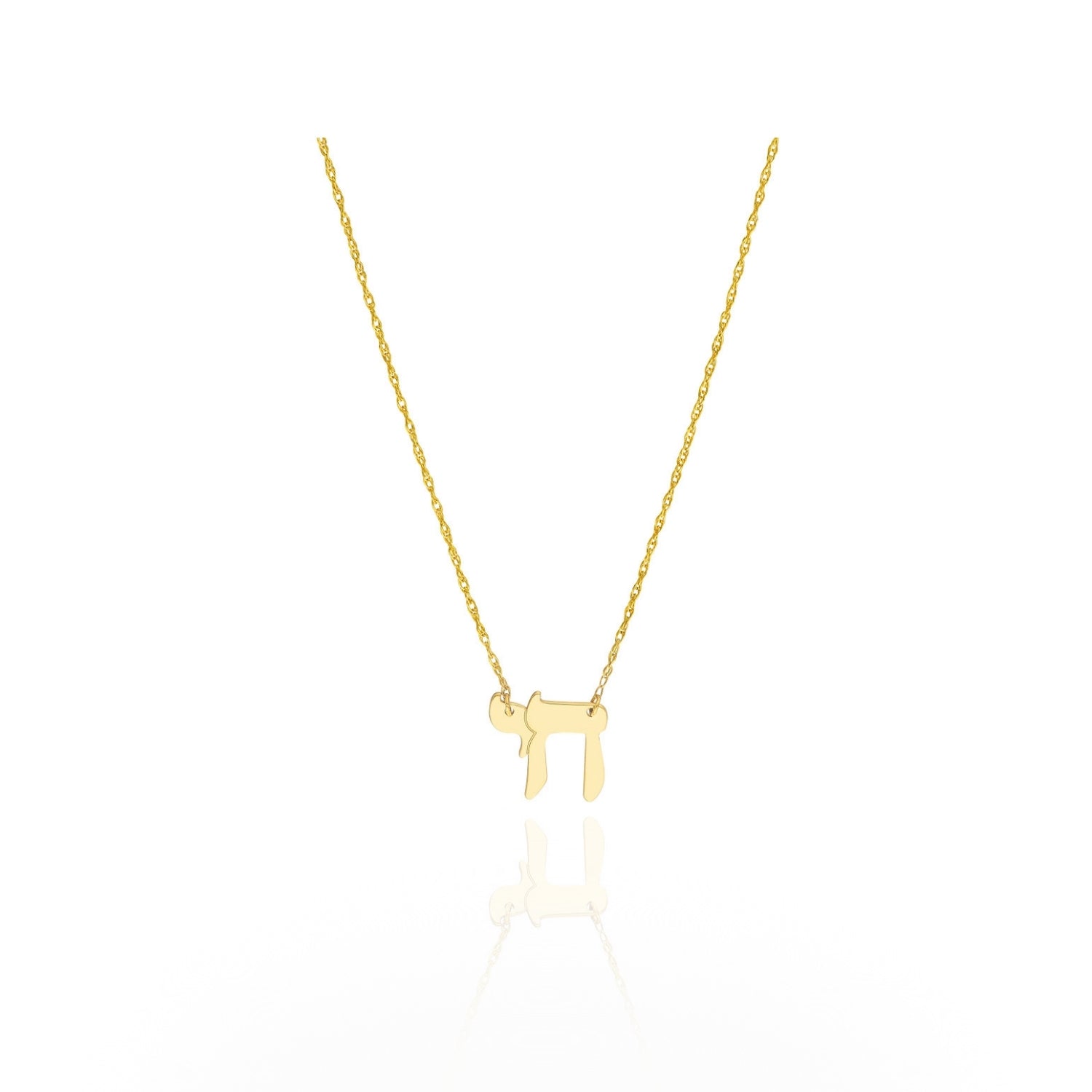 Golden Chai Necklace – Symbol of Life