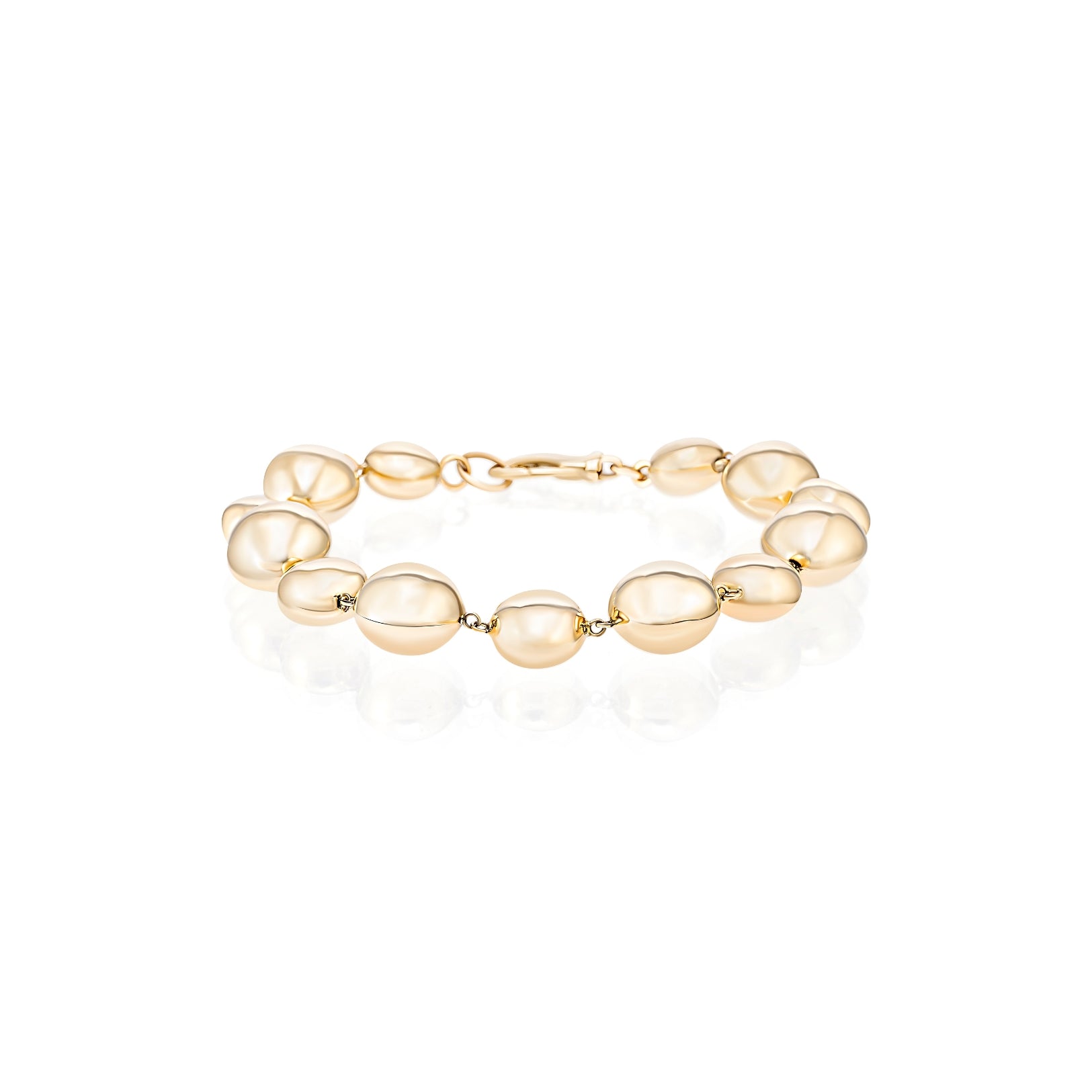 Multi-Ball Yellow Gold Bracelet