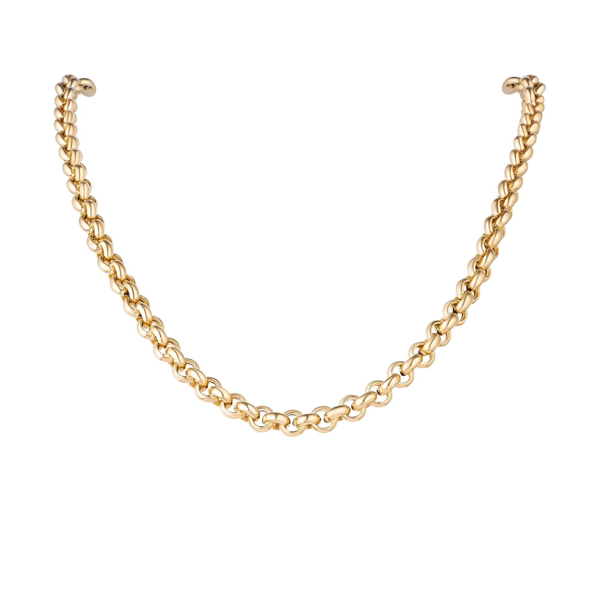 Rolo Link Chain Necklace